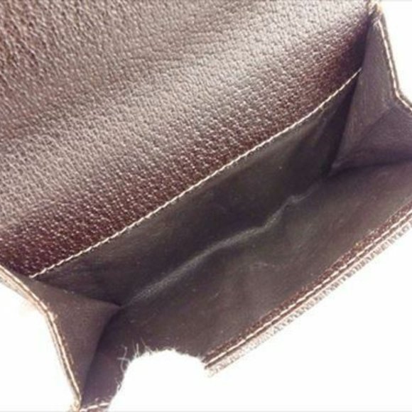 Gucci Wallet Purse GG Beige Brown Canvas Leather Woman Authentic Used T8674 - Picture 4 of 8